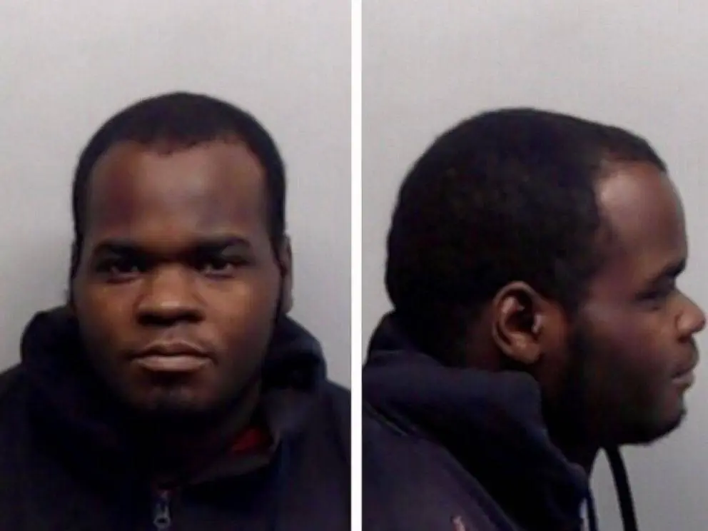 Mugshot of alleged crackhead Basil Eleby