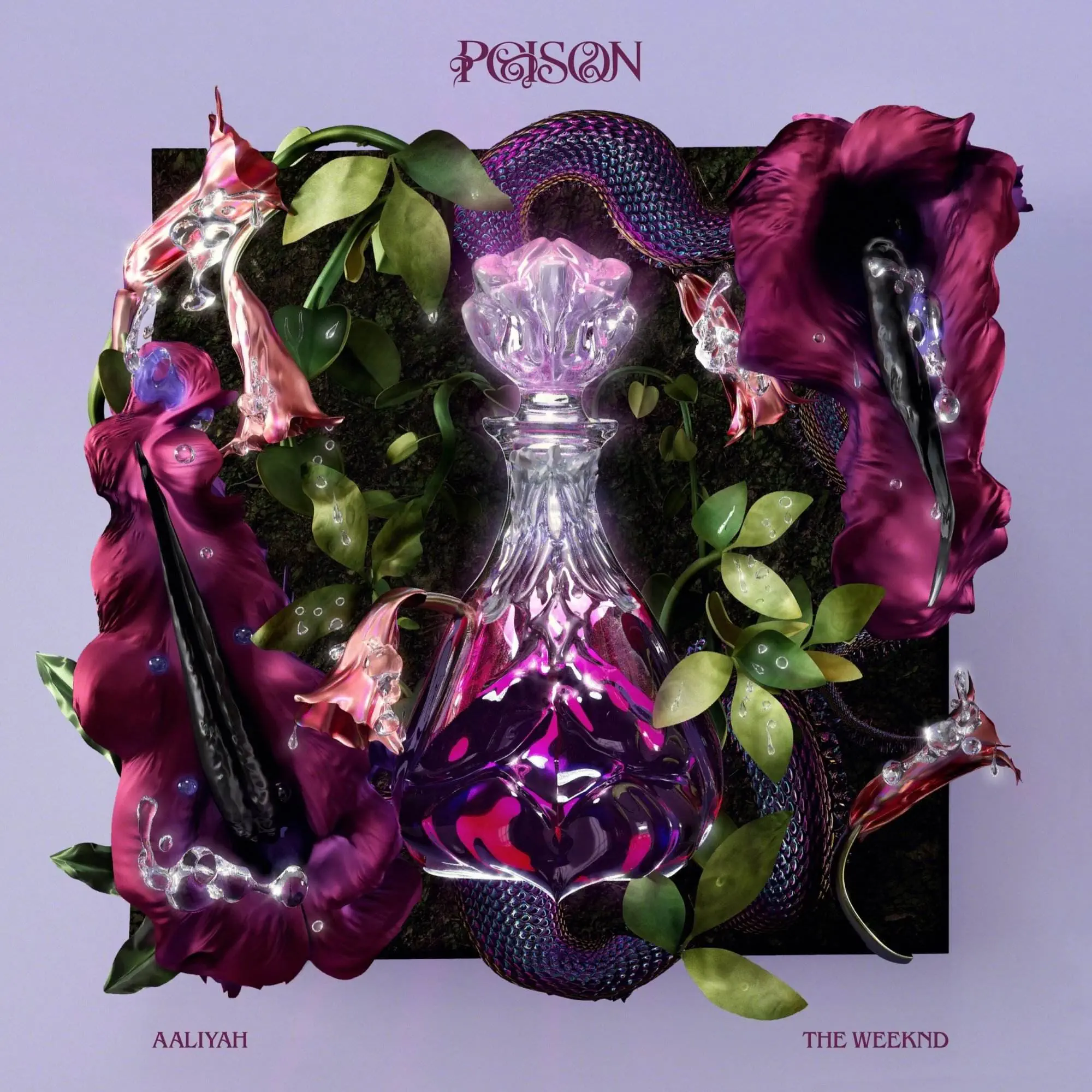Aaliyah & the weeknd poison [official mp3 artwork]