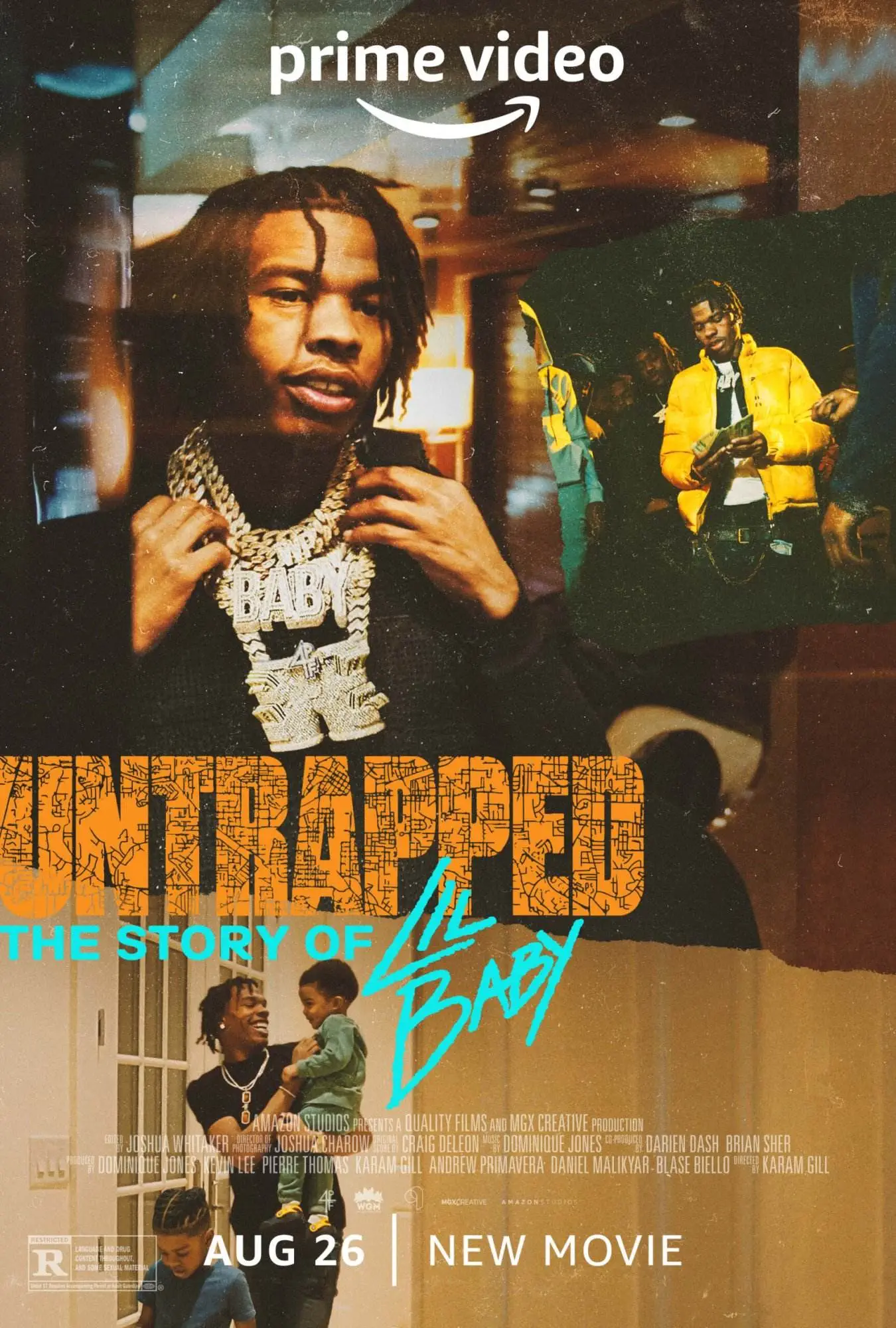 Amazon presents untrapped: the story of lil baby [official movie promo poster]