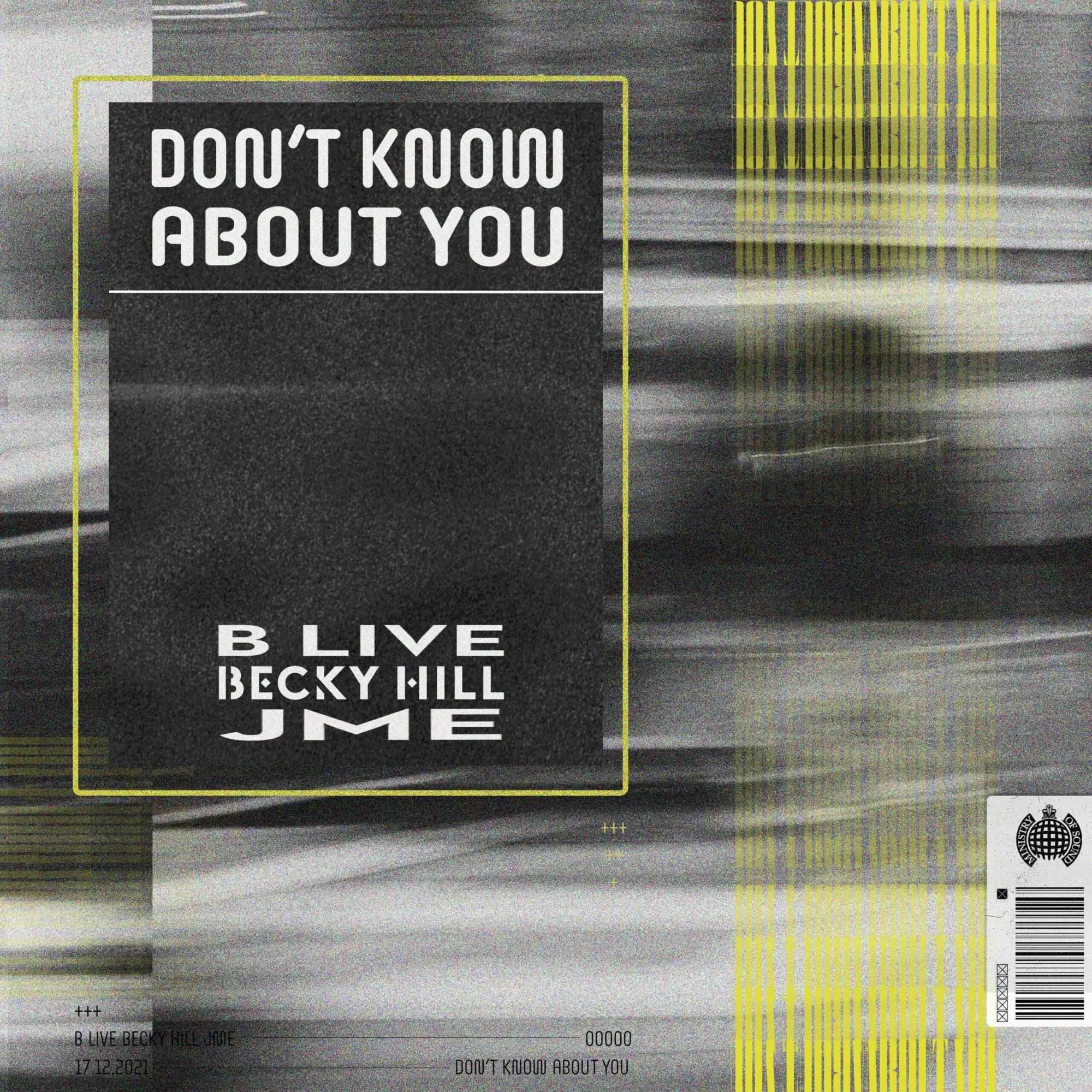 B live don't know about you [official mp3 artwork]