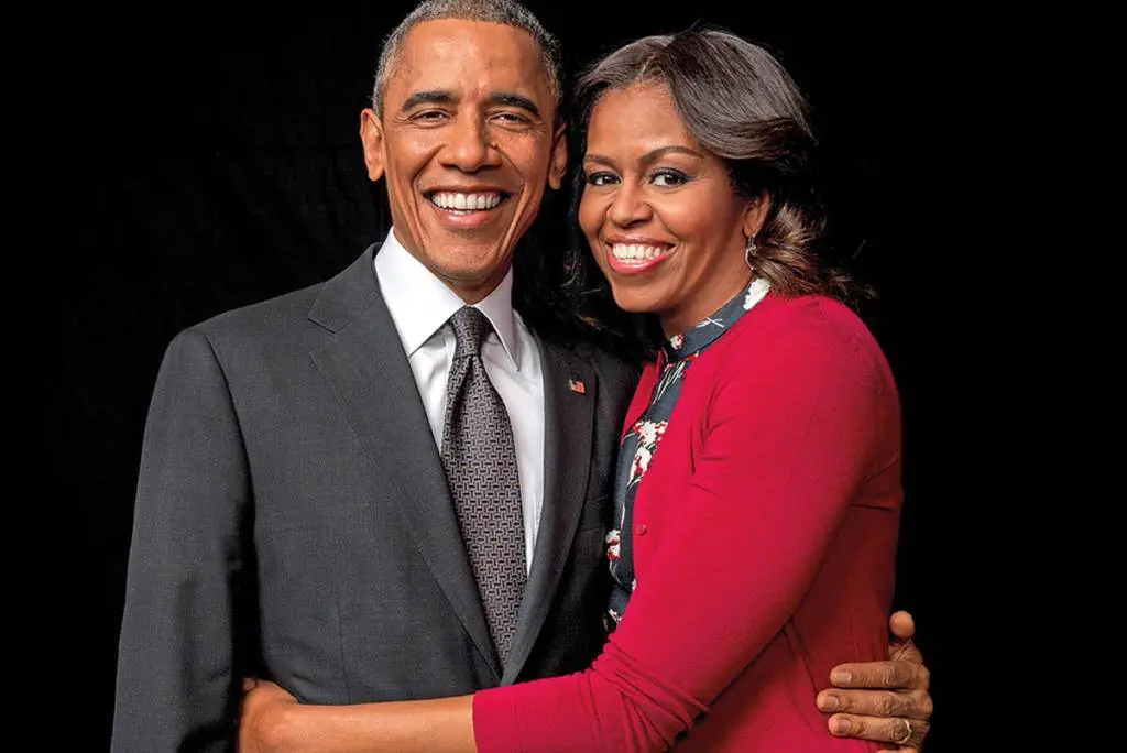Barack & michelle obama back in june 2016 [press photo]