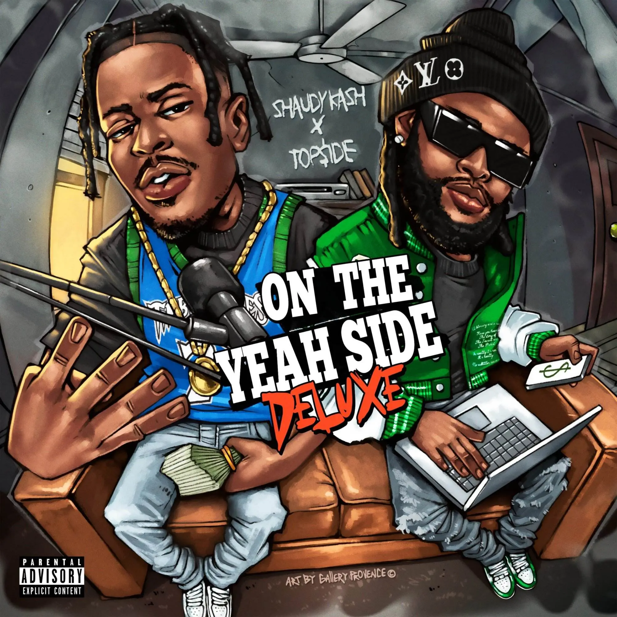 Shaudy Kash & Top$ide - On The Yeah Deluxe [Official Album Artwork]
