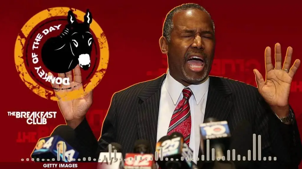 Ben Carson Awarded Donkey Of The Day For Referring To Slaves As Immigrants During Speech