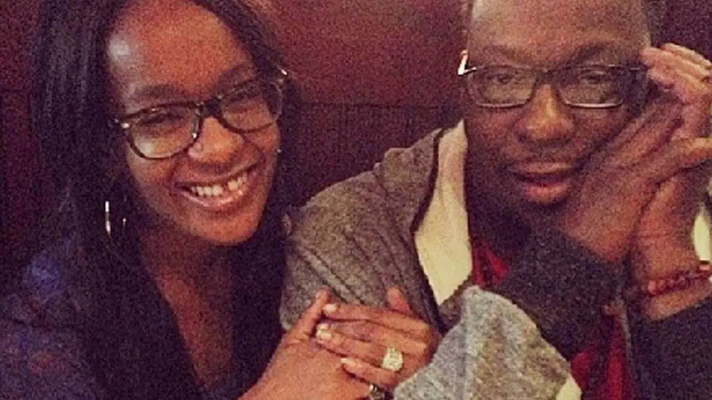 Bobbi Kristina & Bobby Brown back in April 20, 2015 [Press Photo]