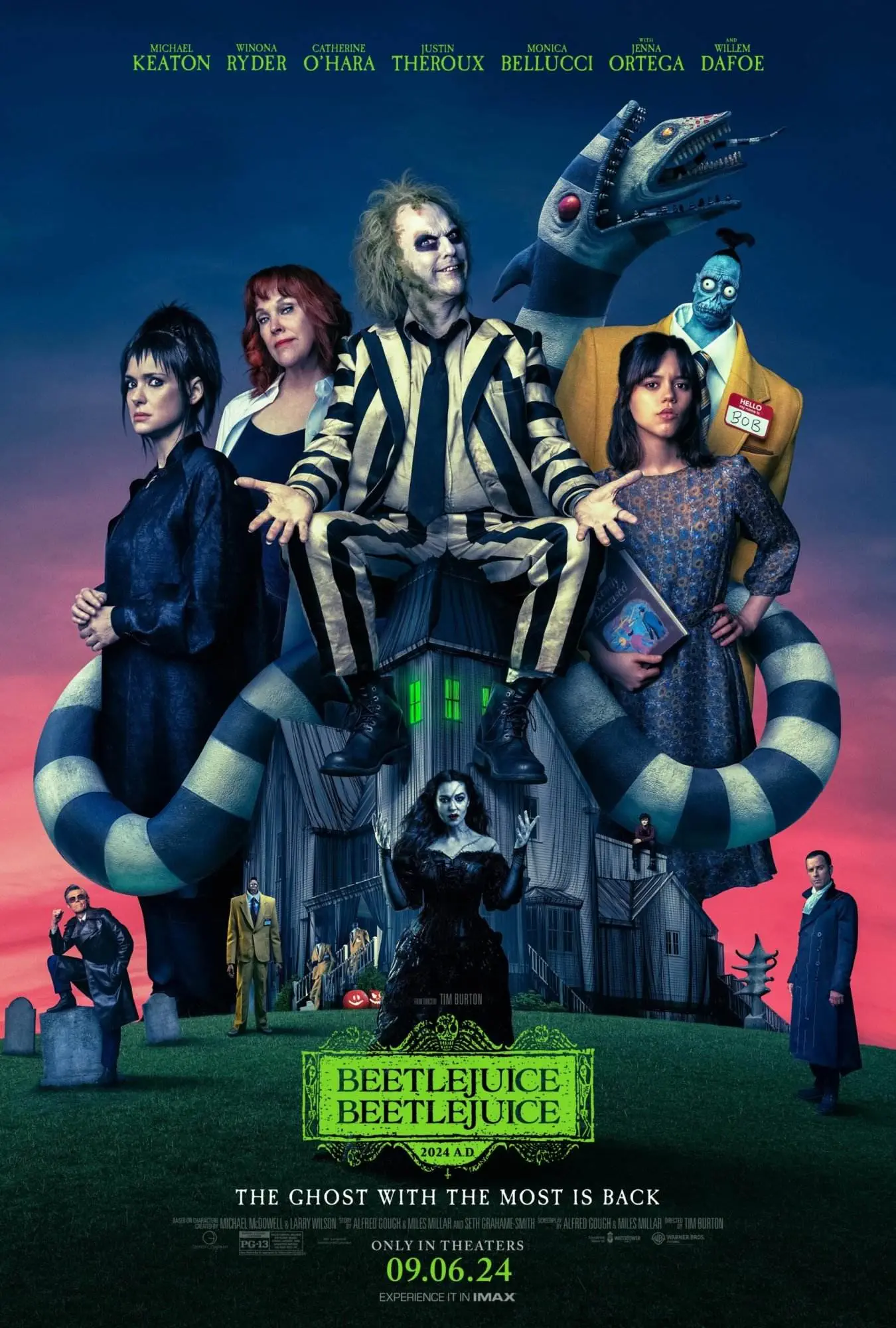 Beetlejuice beetlejuice [official theatrical movie release poster]