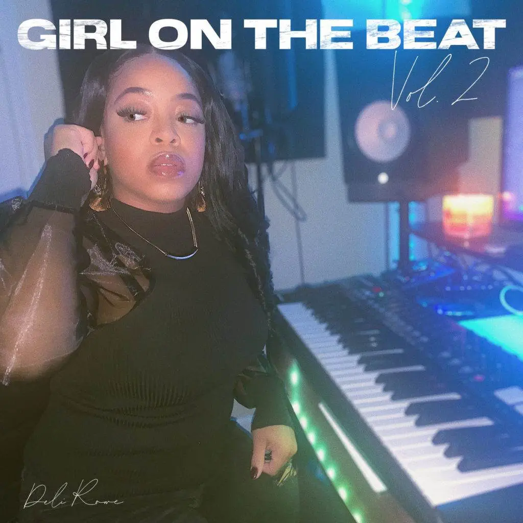 Deli rowe girl on the beat, vol. 2 [beat tape artwork]