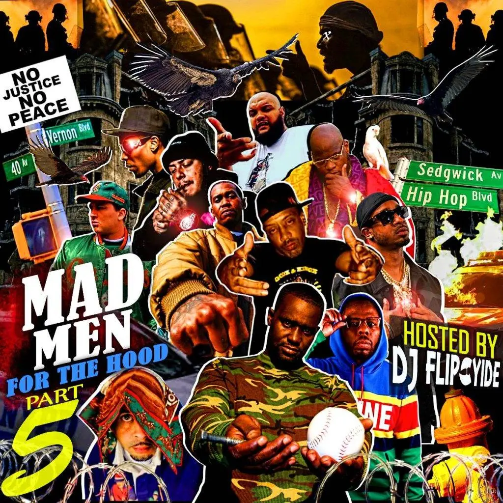 Dj flipcyide & comet mad men for the hood, part 5 [mixtape artwork]