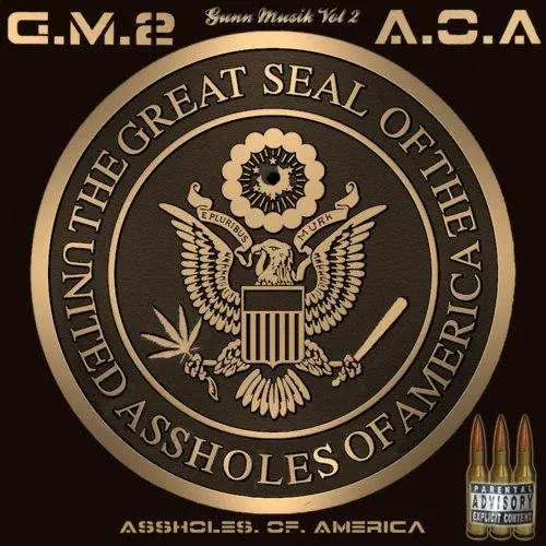 Gunn Musik 2: Assholes Of America - Front Cover