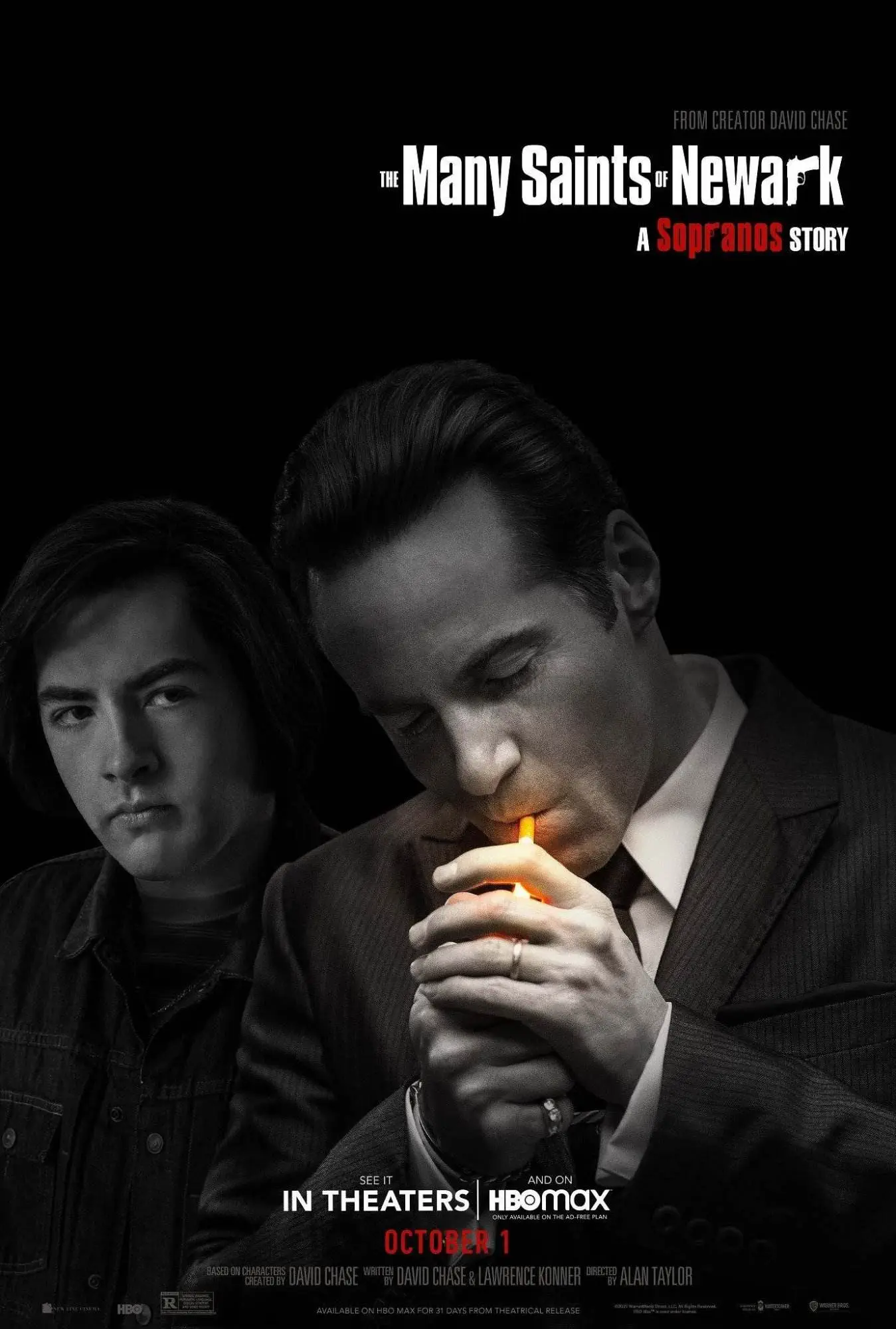 Hbo max presents the many saints of newark: a sopranos story [official movie poster]