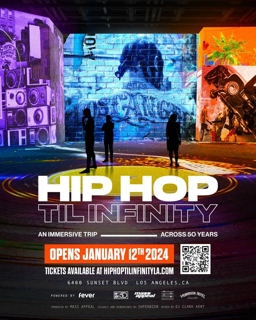Morrison hotel gallery presents hip hop til infinity: an immersive trip across 50 years of hip hop [official event artwork]