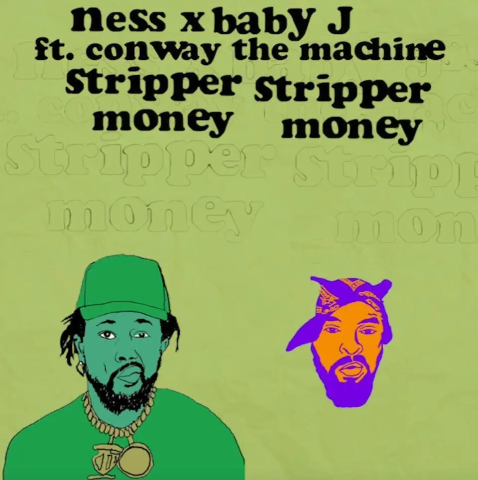 Ne$$ & baby j stripper money [official mp3 artwork]
