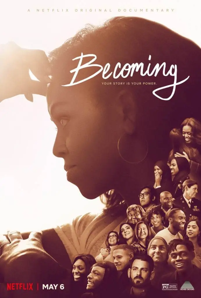 Netflix presents becoming [movie poster]