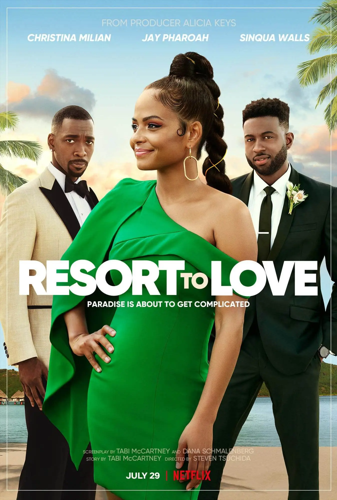 Netflix presents resort to love [official movie poster]