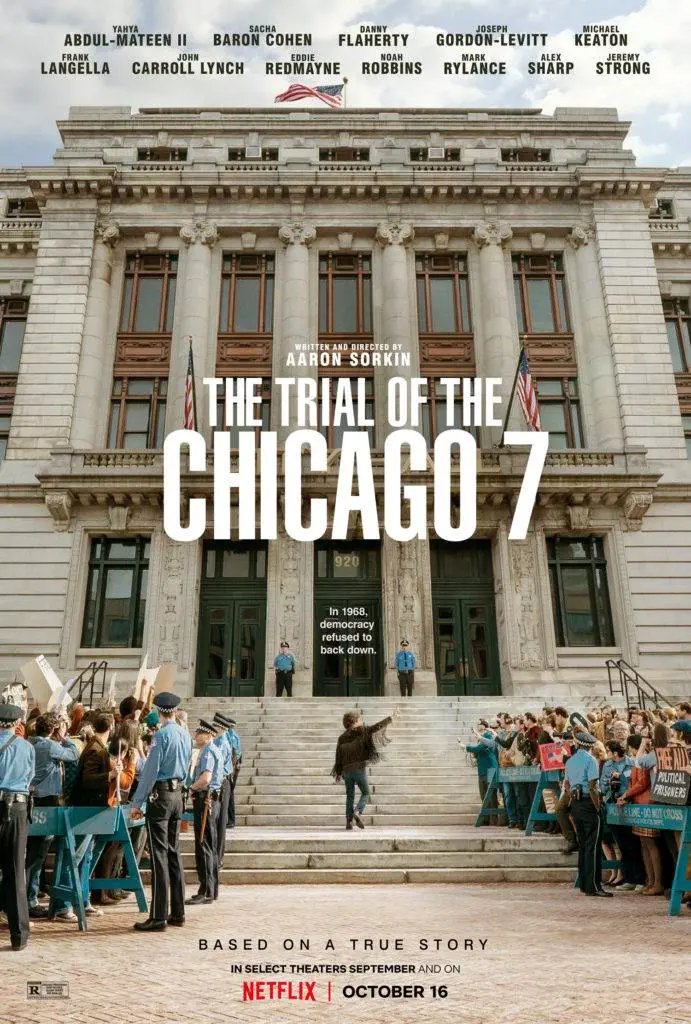 Netflix presents the trial of the chicago 7 [official movie poster]