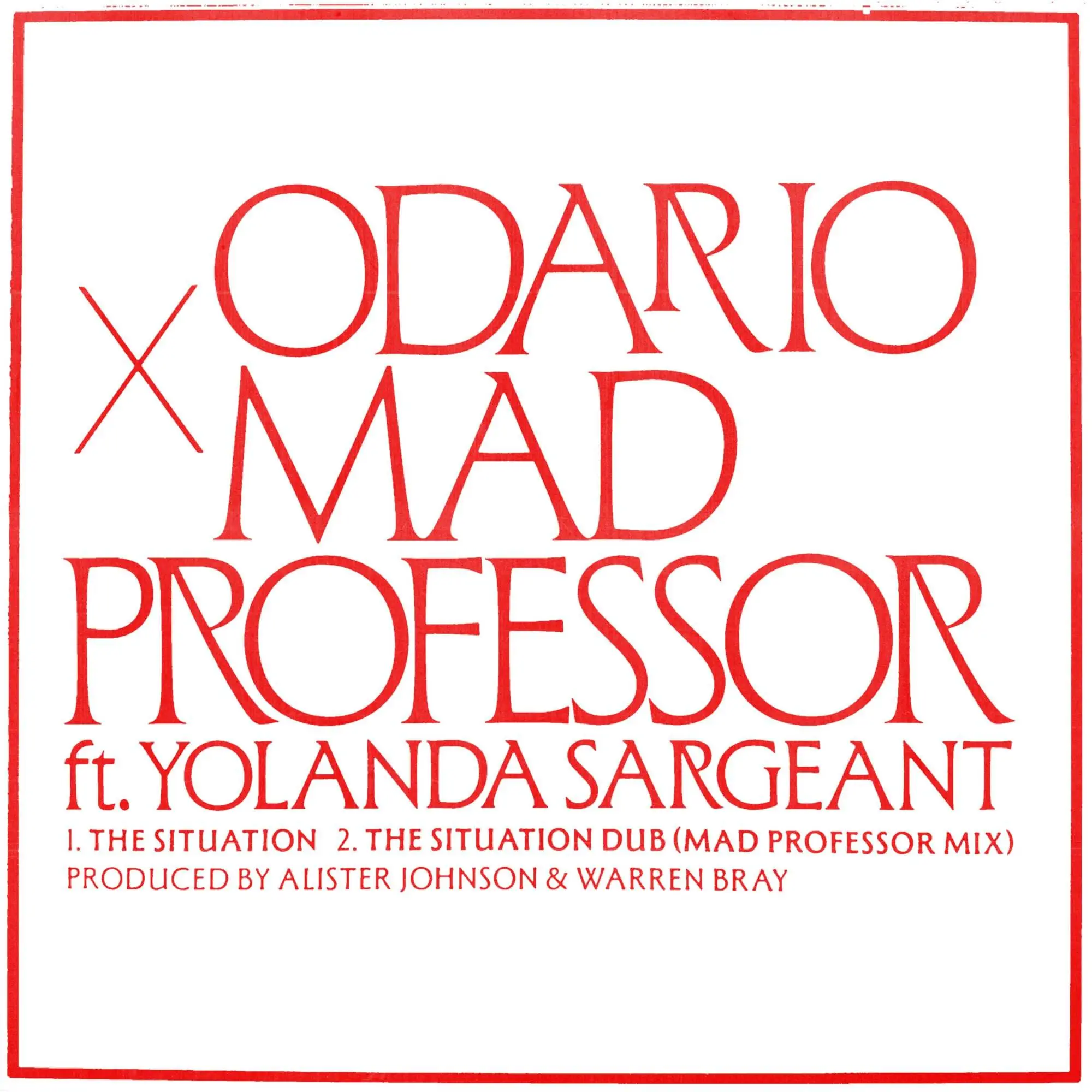 Odario - The Situation [Official MP3 Artwork]