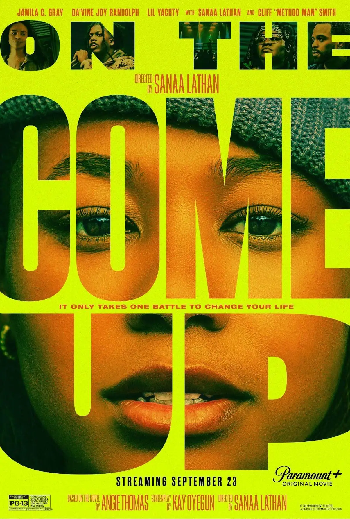 Paramount+ presents on the come up [official movie promo poster]