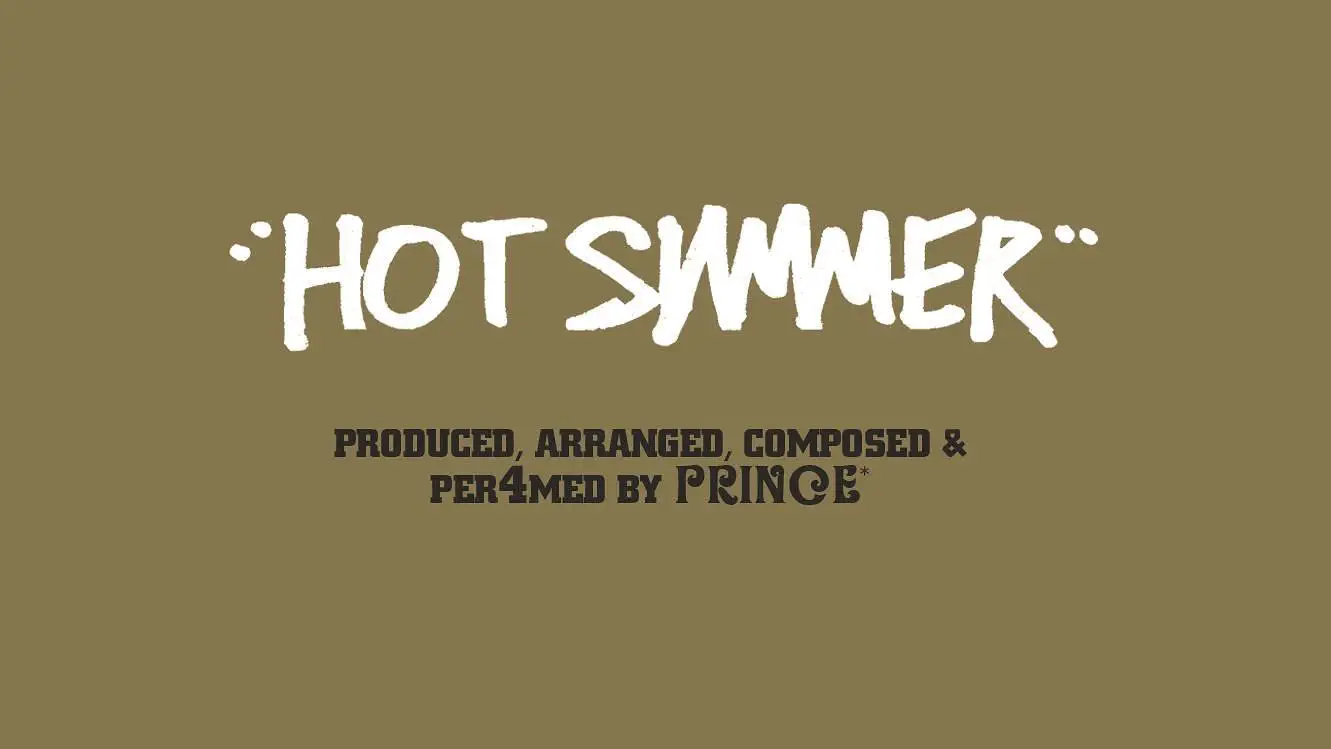 Prince hot summer [mp3 artwork]