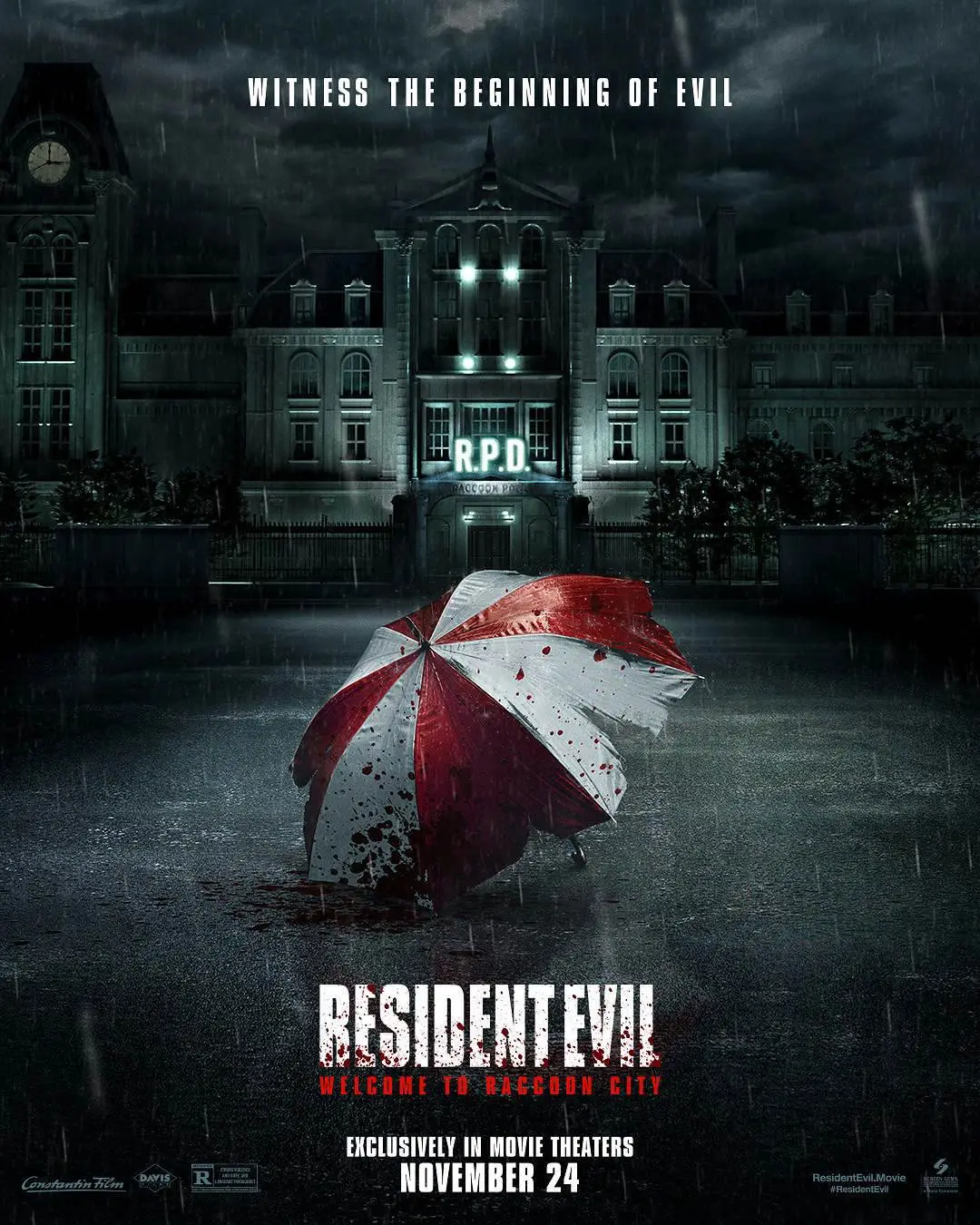 Resident evil: welcome to raccoon city [official movie poster]