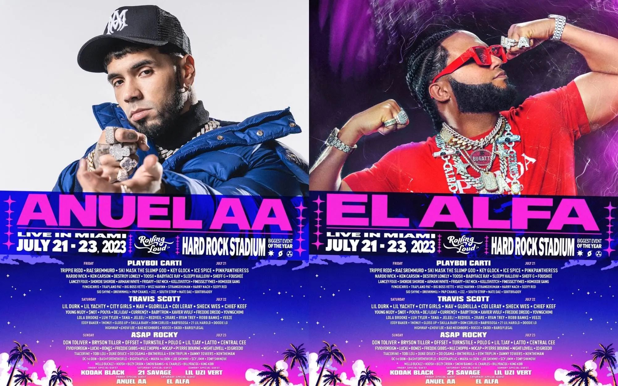 Rolling loud miami featuring anuel aa and el alfa