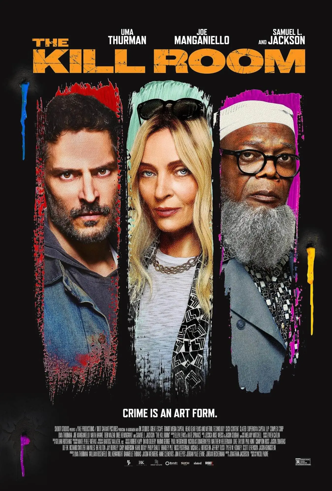 The kill room [official movie promo poster]