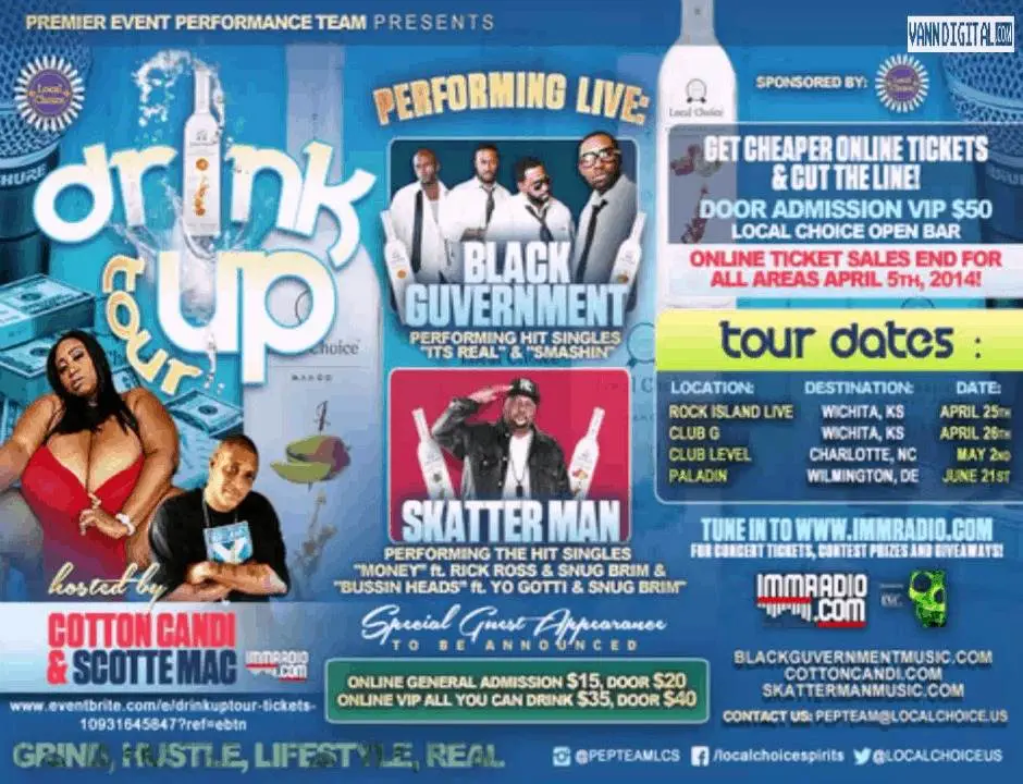 Audio: #TheDrinkUpTour (@LocalChoiceUS) Commercial [Feat. @CottonCandi1Luv & @SaintScotteMac]