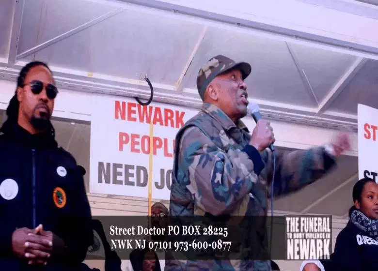 Video: The Street Doctor Speaks @ “The Funeral To Bury Violence In Newark” [Dir. @DashLiving]