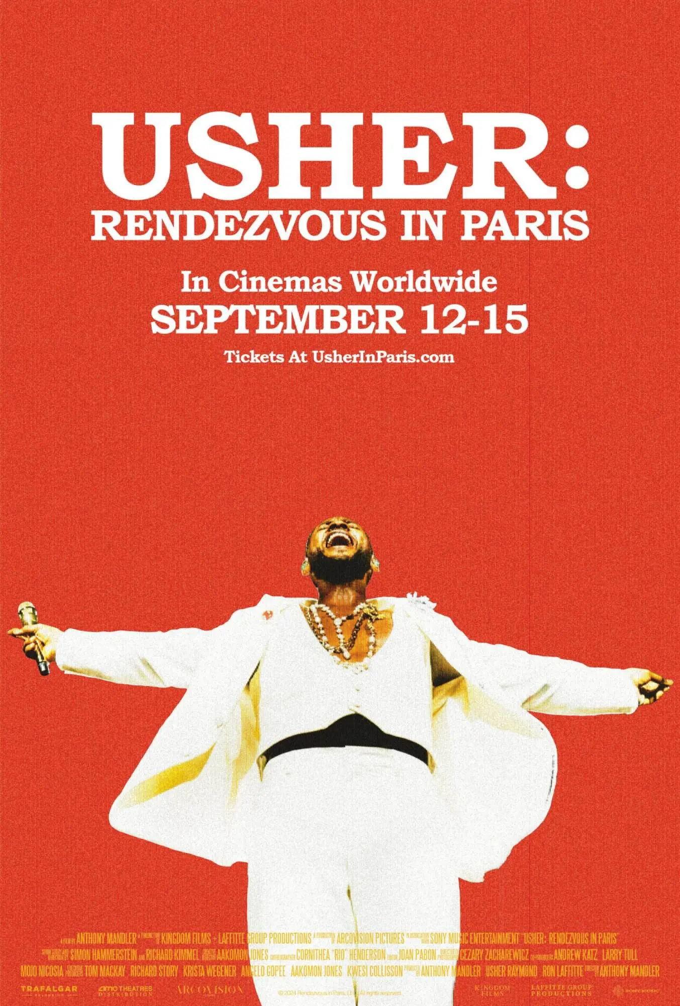 Usher: rendezvous in paris [official theatrical movie release poster]