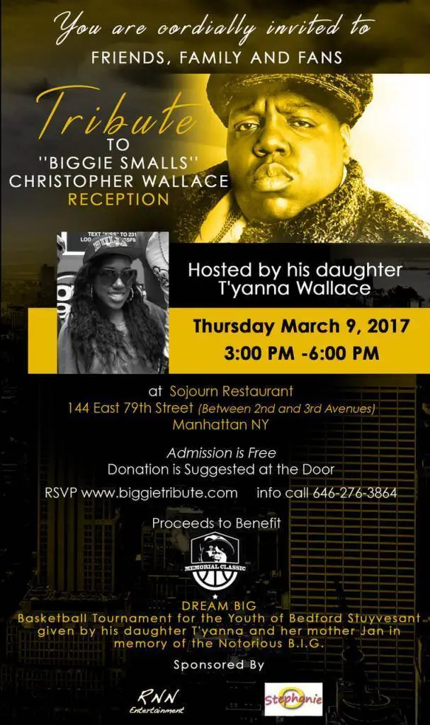2017 Biggie Smalls Tribute Reception [Event Artwork]