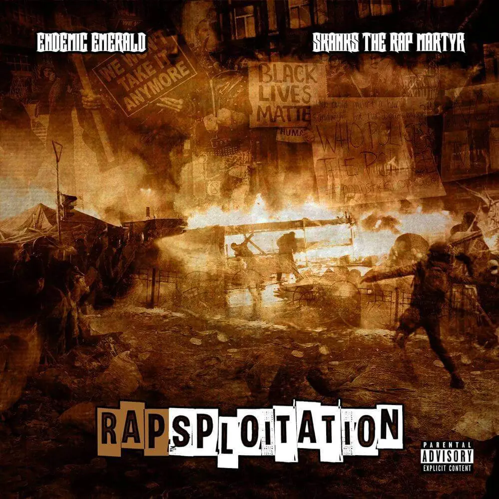 Endemic Emerald & Skanks The Rap Martyr - Rapsploitation [Album Artwork]