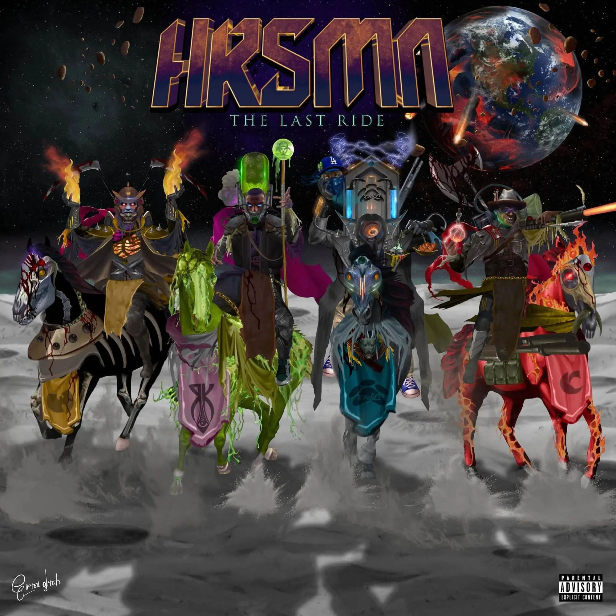 Hrsmn the last ride [album artwork]