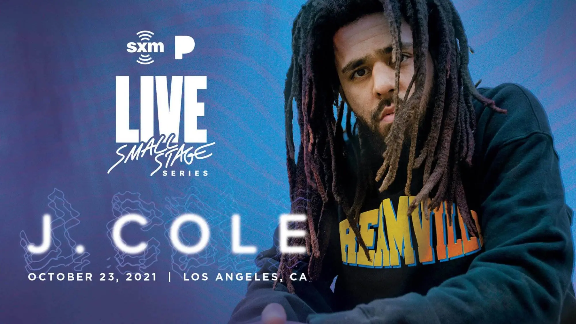 J. cole small stage series by siriusxm and pandora (hi res) [event artwork]