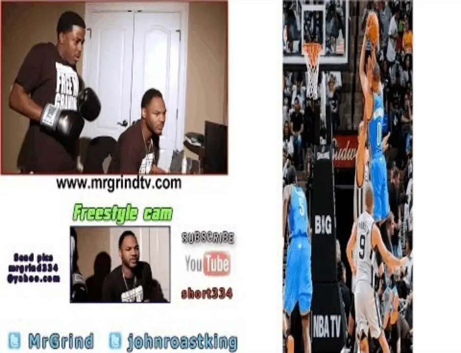 Video: @MrGrind & John @JohnRoastKing » NBA Playoffs 2014 Freestyle Roast [#DisNiggaHere]