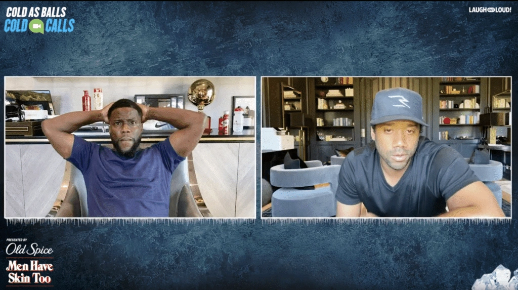 Russell wilson on kevin hart’s ‘cold as balls cold calls’