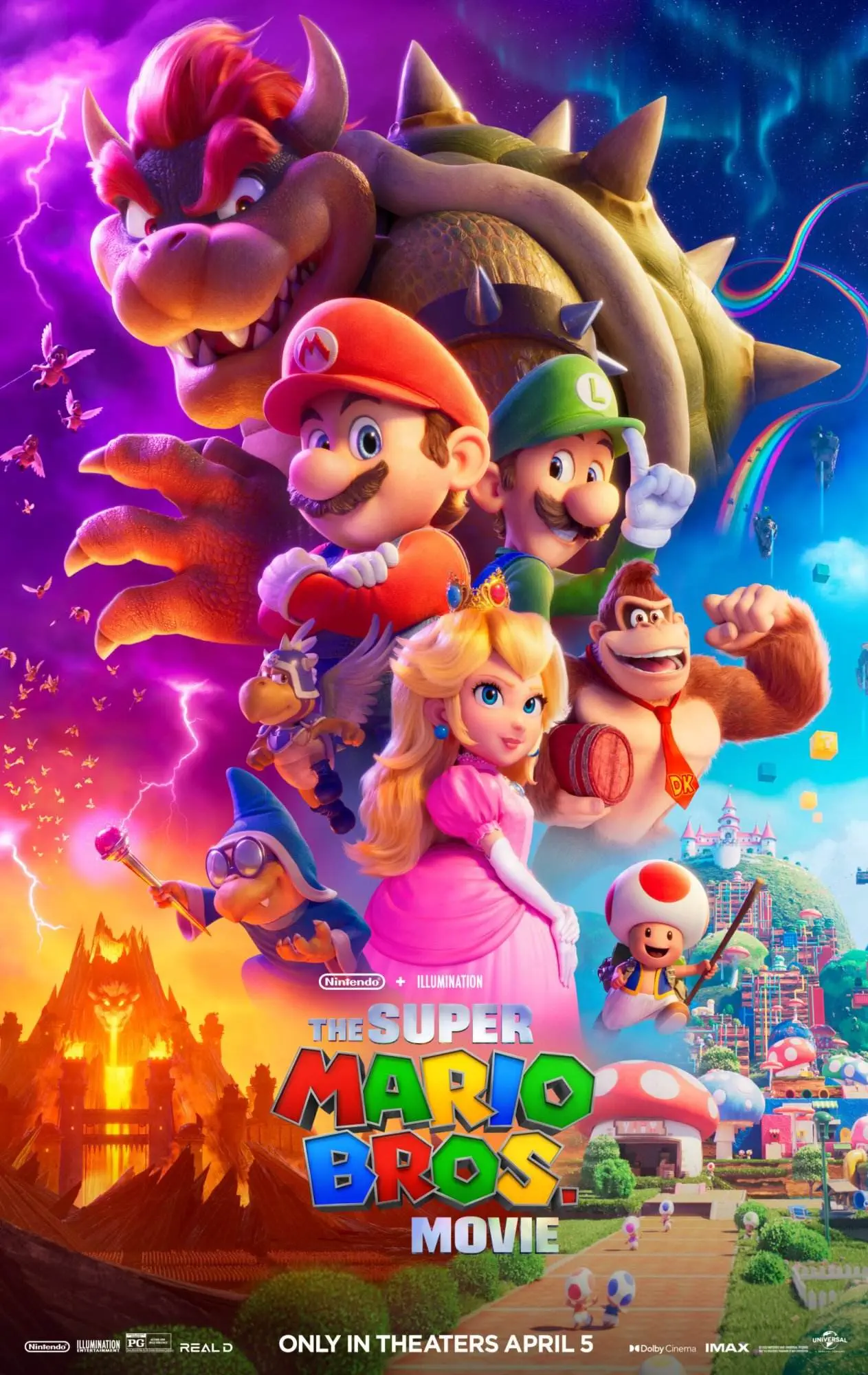 The super mario bros. movie [official theatrical movie release poster]