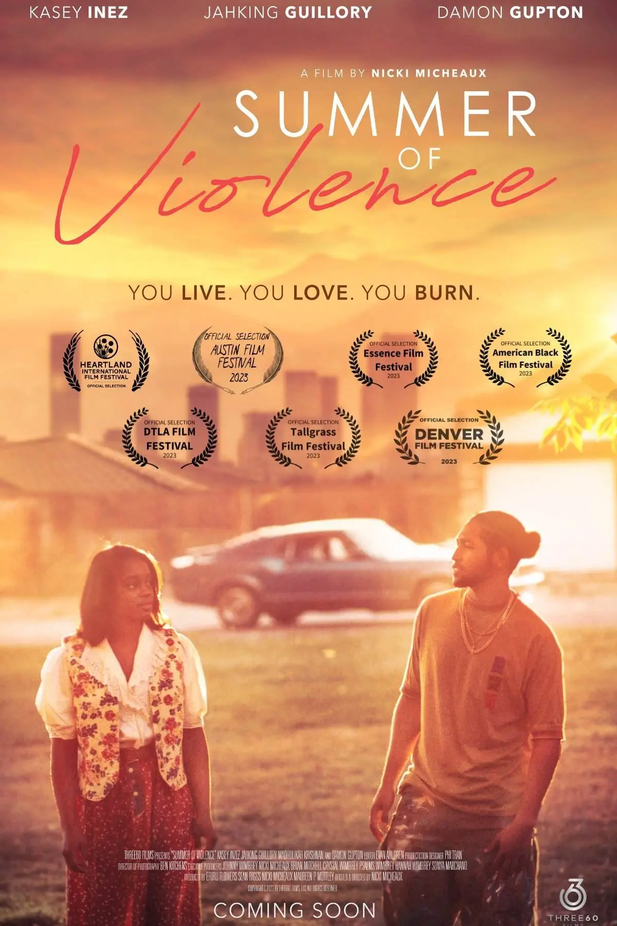 Summer of violence [official theatrical movie release poster]