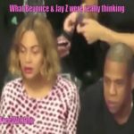 Video: #Beyonce Rocking Back & Forth @ Basketball Game With #JayZ (What They Were Thinking)