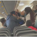 Racist White Man Starts Fight On Frontier Airlines