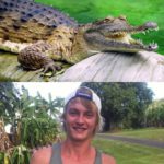 Guy Mauled By Crocodile After Jumping In River To Impress Woman Awarded Donkey Of The Day